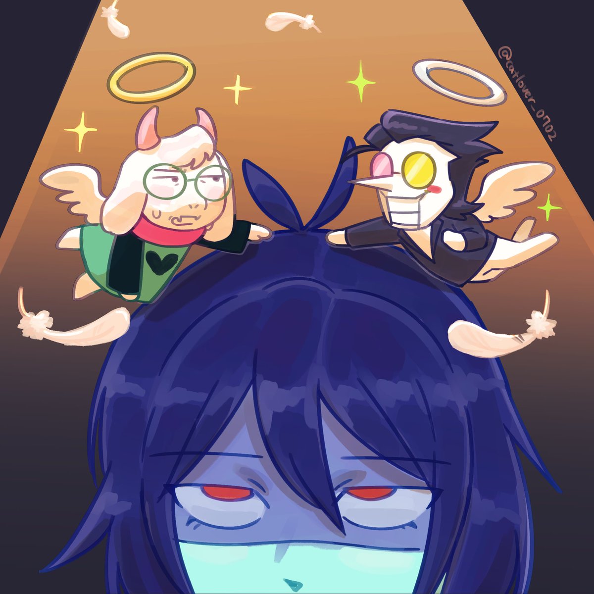 catlover_0702's tweet photo. Why are you even here 

#deltarune #deltarunespoilers https://t.co/NXne521Bzw