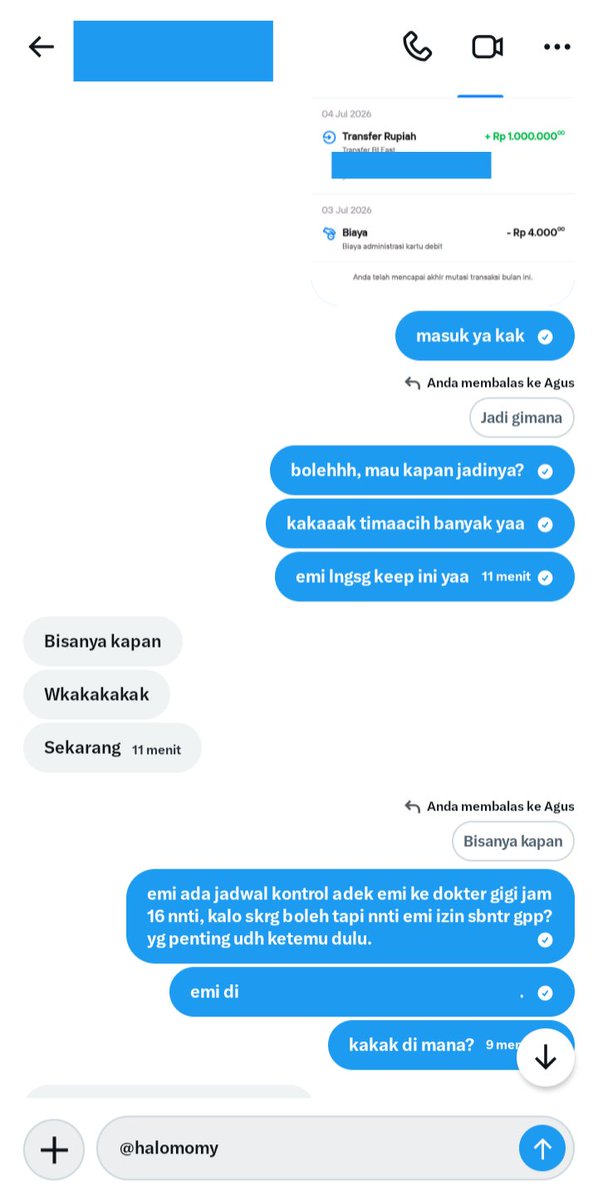 halomomy's tweet photo. Update. 

Masuk appointment sekarang, Sabtu (4/7) From kak Agus. Paket - book jam 18.00. [Exclude panggilan room].

Terima kasih, kak Agus. ❤️🤗 https://t.co/lWtOYe5DMh