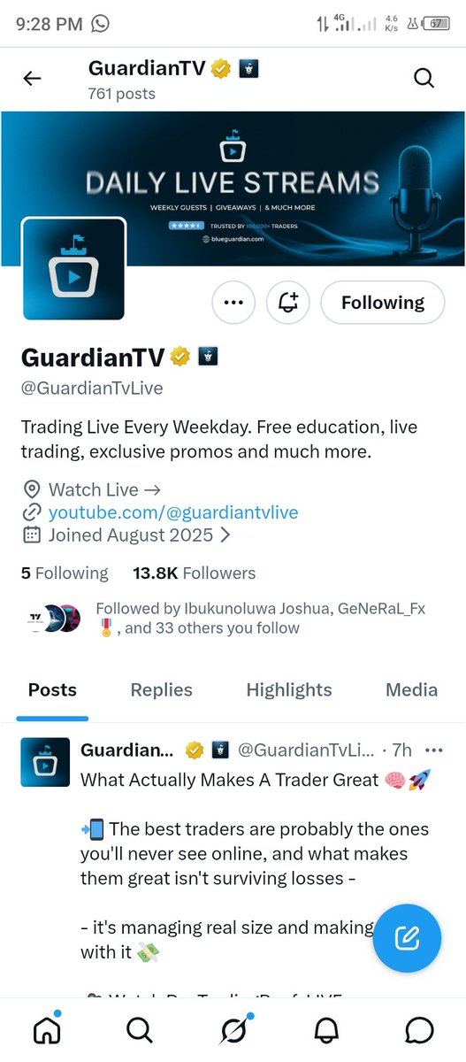 Mastermind5620's tweet photo. @Theproparena @GuardianFutures @Joshuaibuk8849
 
@ashley_forex.
@oloeet
 all tasks required done  ,friends tagged to this. https://t.co/WiiHCUpndD