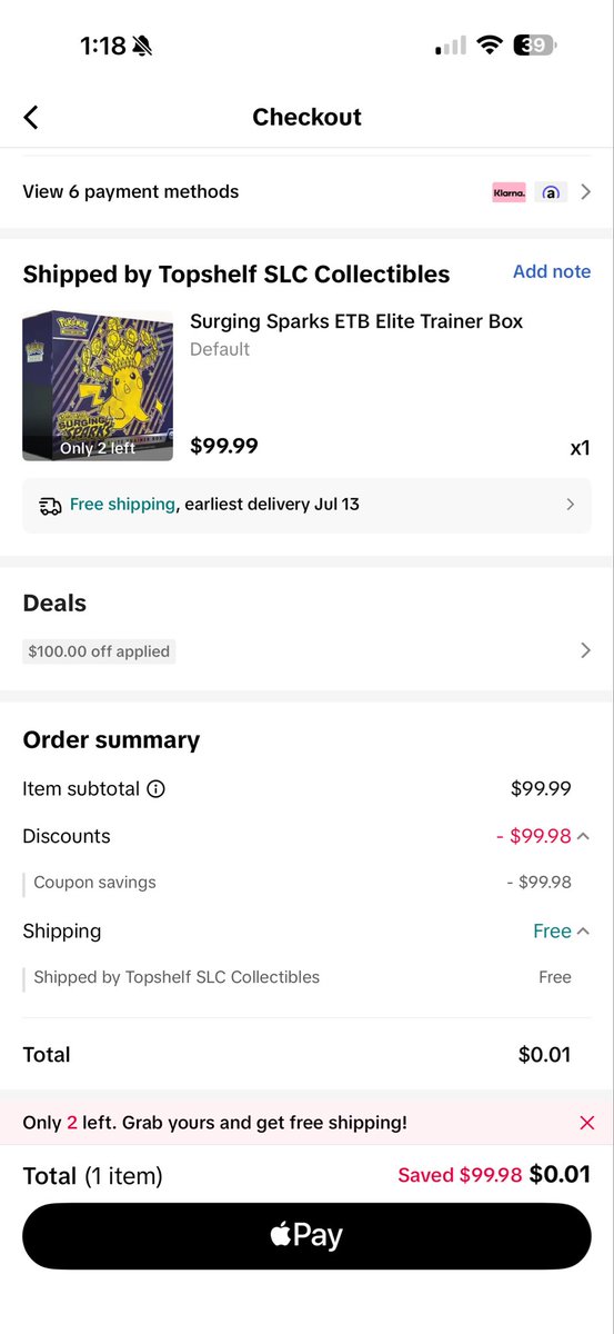JoshDeAnda's tweet photo. @LordOfDiscounts Proof that it works!! Perhaps use my link too 👉🏼👈🏼

https://t.co/FV9t7Cf0RR https://t.co/IGUgKpAJV5
