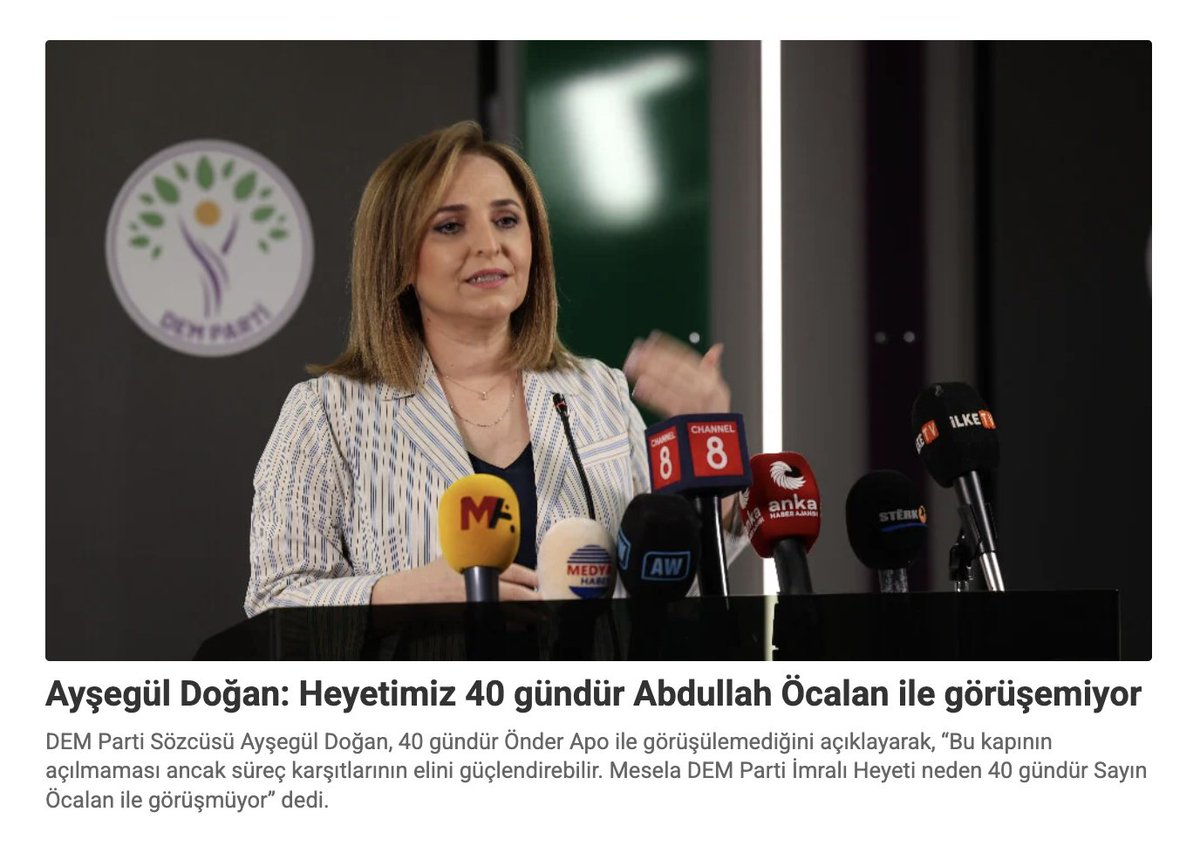 sara_rahelzabg's tweet photo. Ayşegül Doğan: Heyetimiz 40 gündür Abdullah Öcalan ile görüşemiyor
Ek te Öcalan nın Kadir inanır için yolladığı ilk okul 3 Türkçe seviyesi 
Mektubu.. https://t.co/Gi5z1CC19y