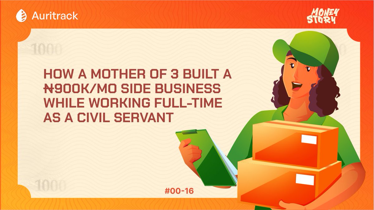 auritrack's tweet photo. This 38-year-old works a federal government job and runs a pre-dawn lunch delivery business, bringing in about ₦1.15 million monthly. With three children, a recent rent increase, and substantial school fees, she says the money disappears before she even finishes counting it.