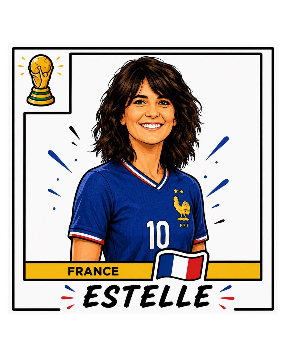 recommandeo's tweet photo. ✨ @DenisEstelle version RecoToons !
#equipedefrance https://t.co/KGcSkNa79e