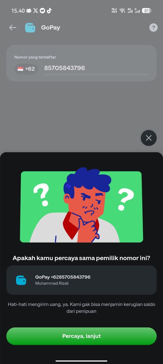florainejm's tweet photo. SCAMMER FANMEET JNJM 
@babbyerry goblok
NIH ORNG BUKAN CUMA BAWA KABUR DUIT HARAM TAPI JUGA HOBI MAKE IDENTITAS ORNG LAIN❗❗

085705843796 
0831-9680-3768
silakan di kasih salam pembukaan gais😊😘 https://t.co/bt5UStxx3I