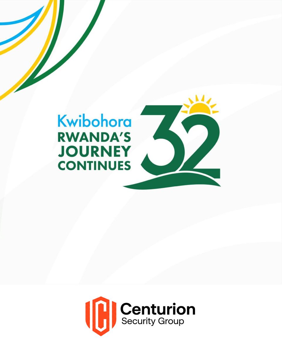 CenturionRW's tweet photo. On this 4th of July, we proudly join all Rwandans in celebrating the 32nd Anniversary of Rwanda’s Liberation. We honor the individuals whose courage and sacrifice paved the way for the peace, unity, and progress we enjoy today.

Happy Liberation Day, Rwanda.

#kwibohora32 https://t.co/BnwLo0Xw0x