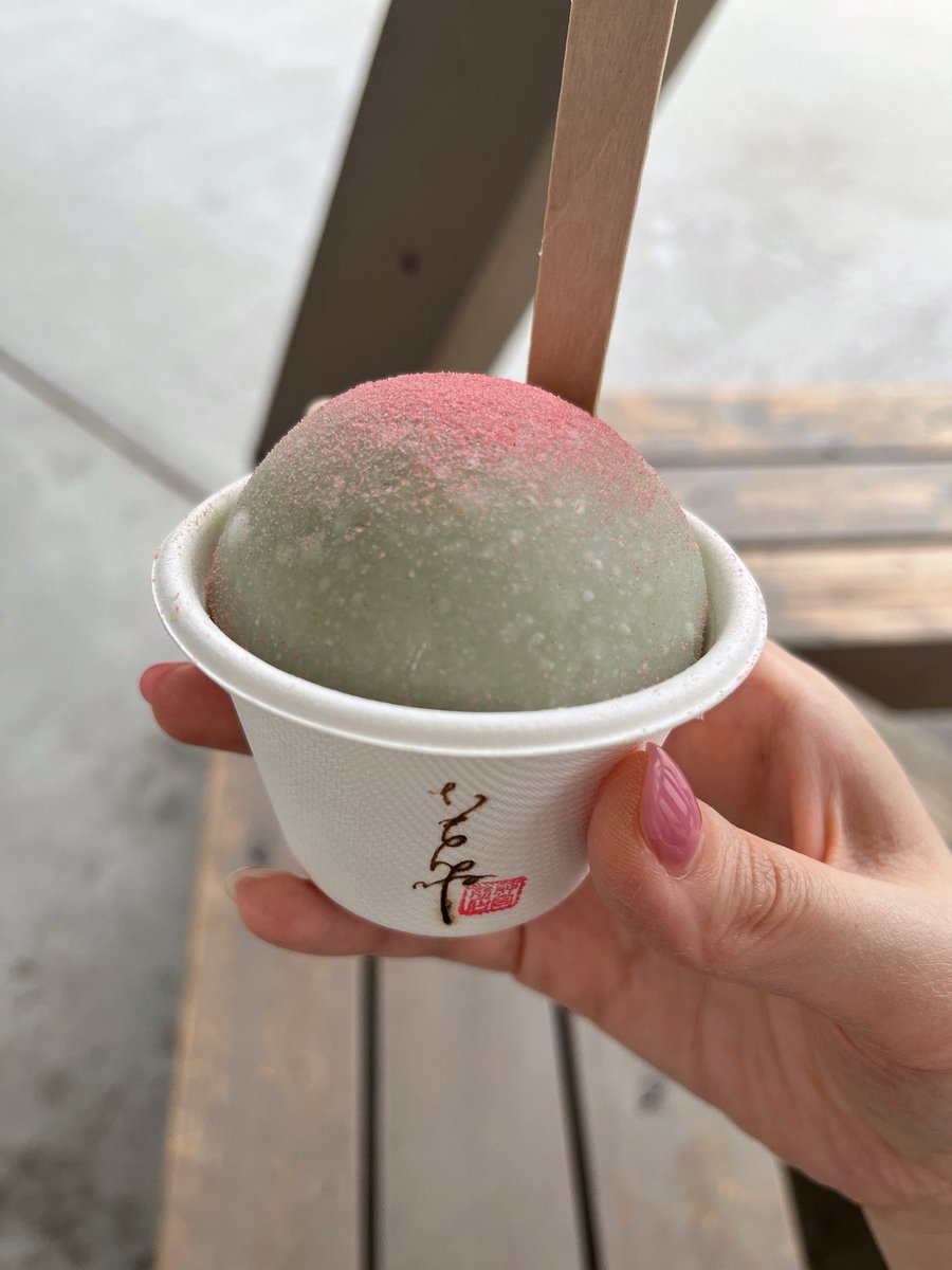 okome929's tweet photo. 念願のつばめパンのオムレツサンド🥰あと藤井聡太氏一押しのへそくり餅、前から食べてみたかったジェラ餅食べられて幸せ満足😋💓 https://t.co/zzUnJV6y8T
