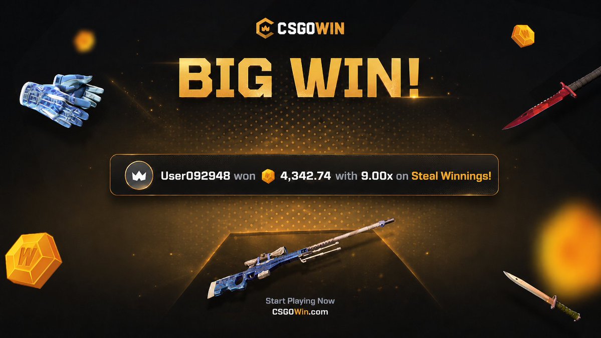 CSGOWin.com tweet media