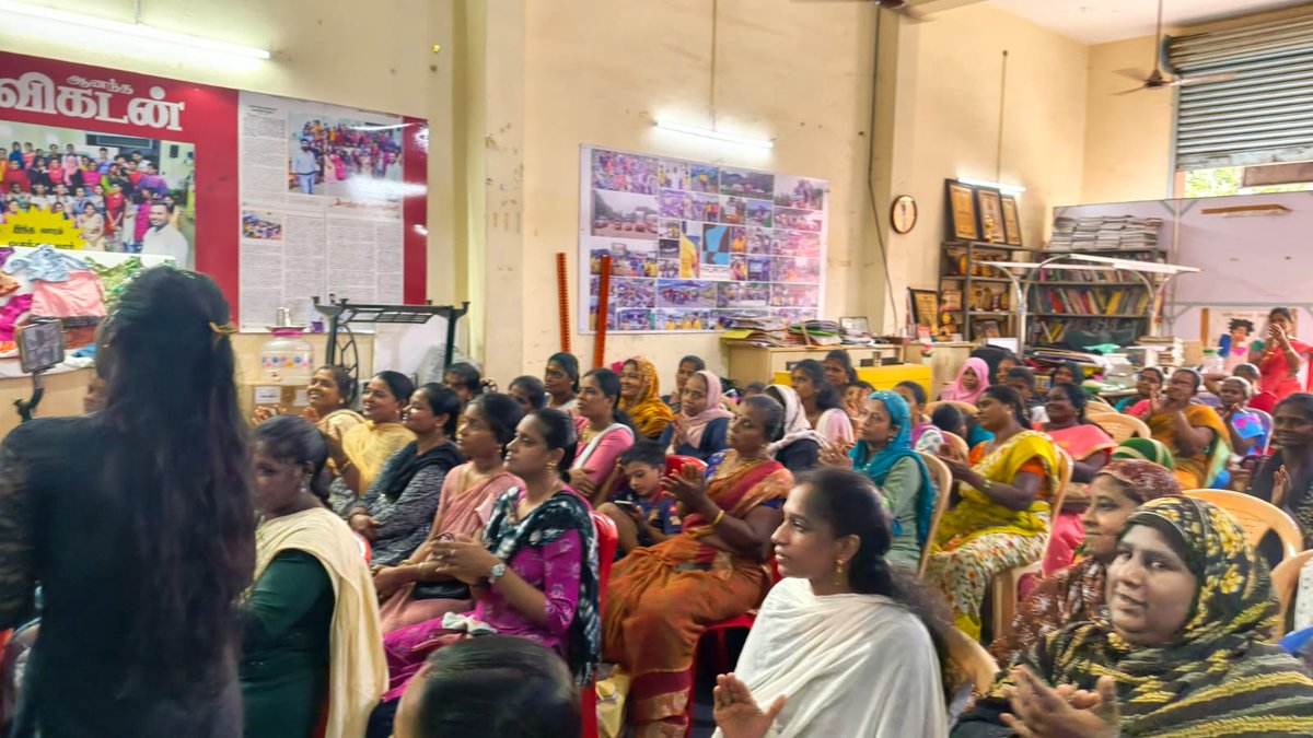 KadamaiE's tweet photo. We don't just train women—we build Entrepreneurs.✨

With PayPal CSR's support, Kadamai Education &amp; Social Welfare Trust distributed tailoring kits to 90 women in North Chennai, empowering them to build sustainable livelihoods.

#KadamaiTrust #PayPalCSR #WomenEmpowerment https://t.co/QpJVJwCdeo