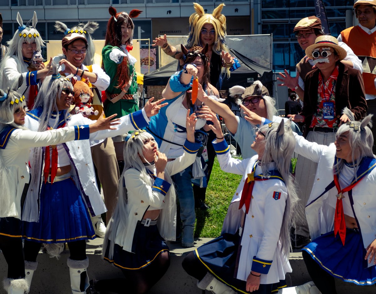 ninjainfocus's tweet photo. Anime Expo Uma Musume Day 2 Cosplay Gathering 

#animeexpo #umamusume #cosplay https://t.co/nKoPMXiRMj