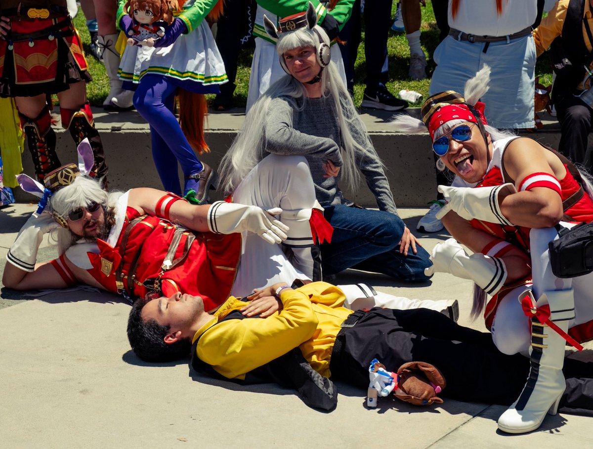 ninjainfocus's tweet photo. Anime Expo Uma Musume Day 2 Cosplay Gathering 

#animeexpo #umamusume #cosplay https://t.co/BSLSGNYQQL