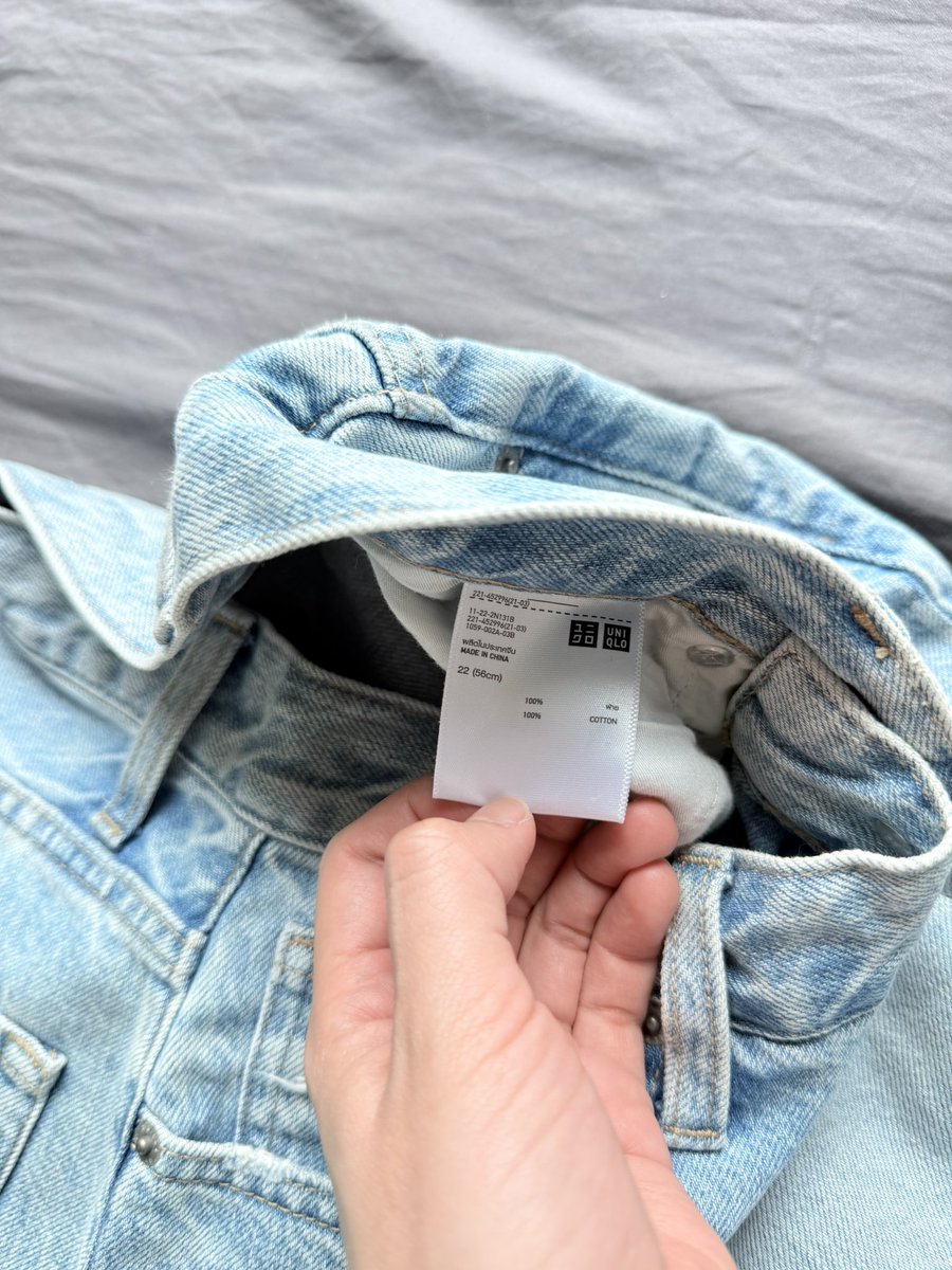 chompohh's tweet photo. Uniqloแท้ เอว24-25 สะโพก35 
✅250บาท
 #ส่งต่อเสื้อผ้า  #ส่งต่อcintage #ส่งต่อstylist #ส่งต่อvgh #โล๊ะตู้ #ส่งต่อเสื้อผ้ามือสอง https://t.co/LntCYCWR9f
