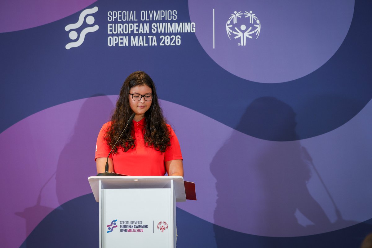 soeuropeeurasia's tweet photo. Earlier this week, @SO_Malta hosted the official launch of the @SpecialOlympics European Swimming Open Malta 2026: 300+ swimmers from 40 countries are expected 10 - 14 September 2026, for 3 days of action-packed competition!
@EuroAquatics
#SpecialOlympics #BeyondtheWave https://t.co/5lqkIugmm8