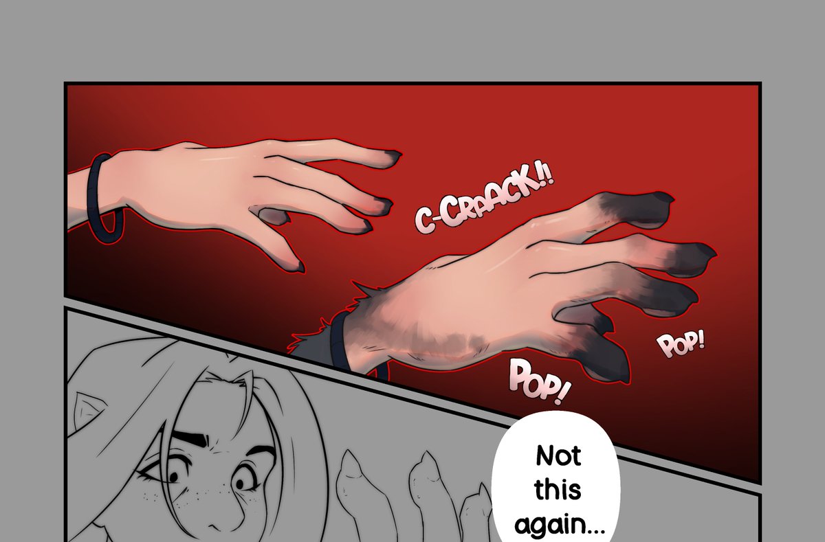 OkamiTfs's tweet photo. Crack! Pop!
Coloring the comic eheh

#transformation #werewolf #comic https://t.co/XVtXigv6qu