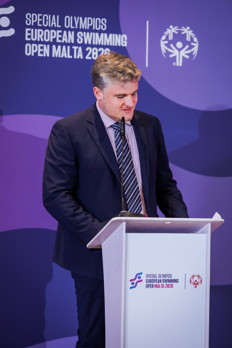soeuropeeurasia's tweet photo. Earlier this week, @SO_Malta hosted the official launch of the @SpecialOlympics European Swimming Open Malta 2026: 300+ swimmers from 40 countries are expected 10 - 14 September 2026, for 3 days of action-packed competition!
@EuroAquatics
#SpecialOlympics #BeyondtheWave https://t.co/5lqkIugmm8