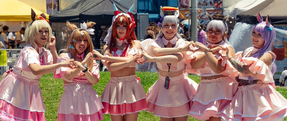 ninjainfocus's tweet photo. Anime Expo Uma Musume Day 2 Cosplay Gathering 

#animeexpo #umamusume #cosplay https://t.co/XJYJJJBXz9