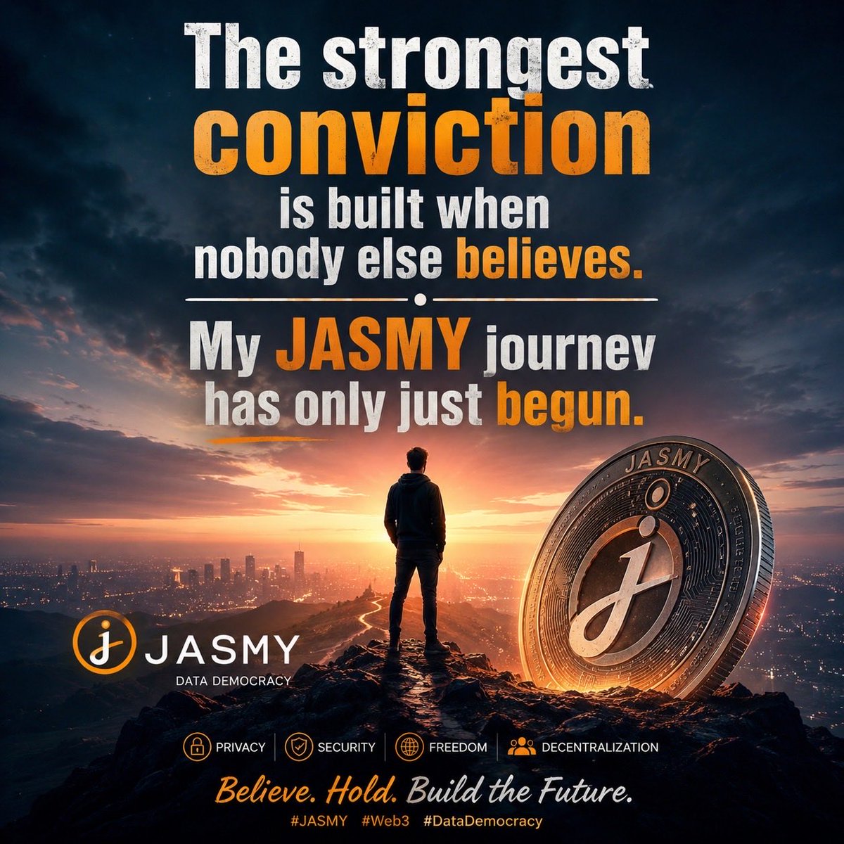 JASMYTHAILAND's tweet photo. The strongest conviction is built when nobody else believes.
My JASMY journey has only just begun. https://t.co/wutRWzbIRN