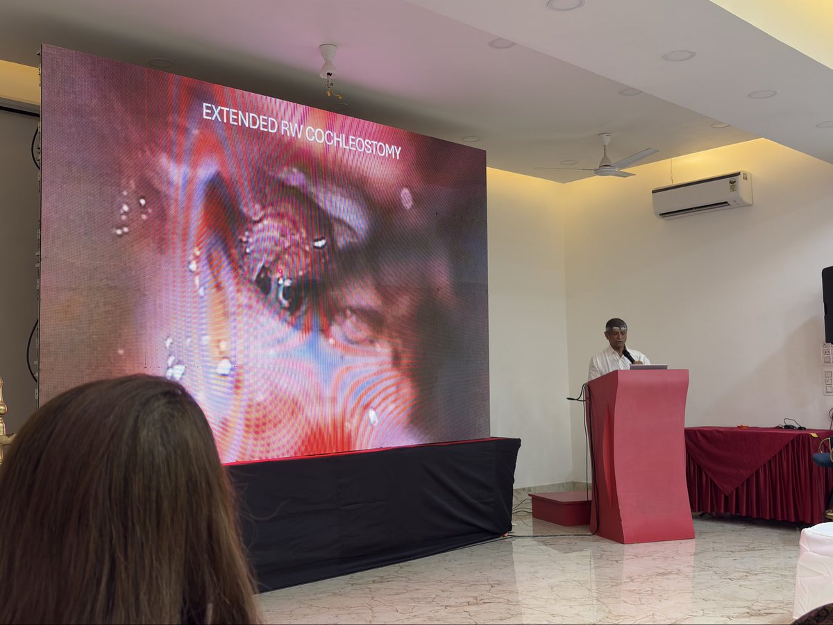 ihearfoundation's tweet photo. A great start to the 21st Cochlear Implant Update by Dr Milind Kirtane’s talk on Cochlear Implants in 2026: Progress, Challenges and the Road Ahead #HearingHealth #MedicalEducation #MedX https://t.co/7E3qnZVLQx