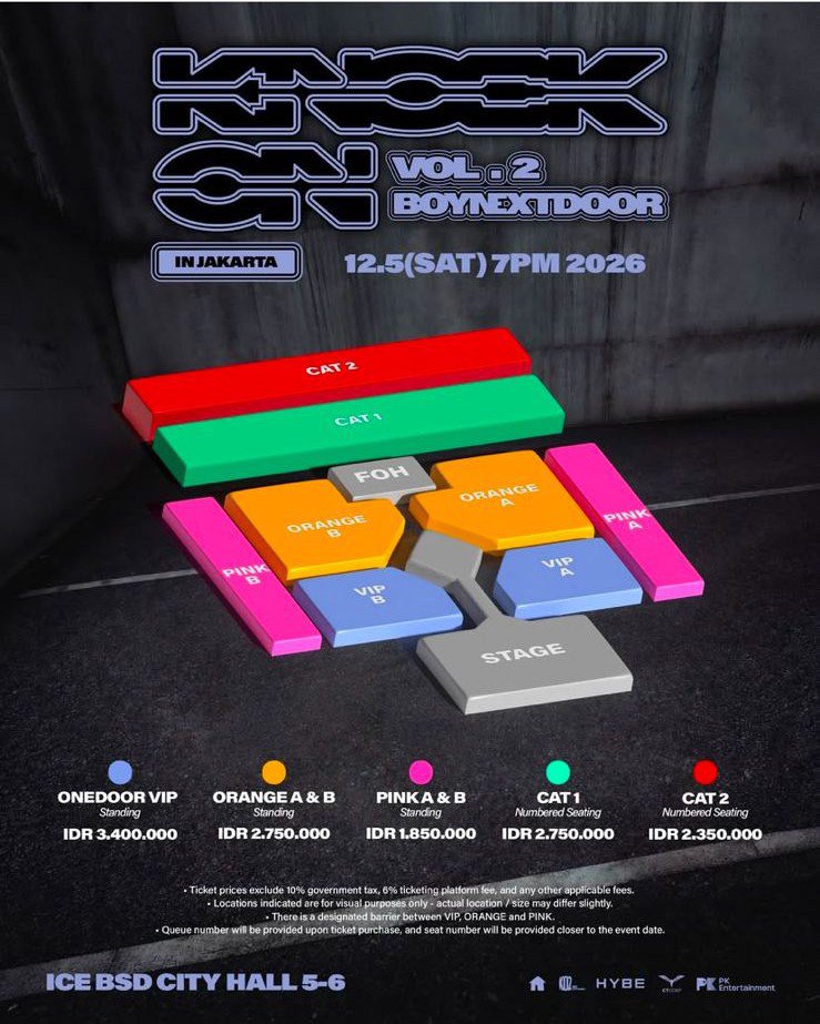Jiminaaqu's tweet photo. Open jasa war tiket konser boynextdoor BnD by Jiminaaqu!! 

✅trusted 
✅dibantu sampai tiket fisik
Fee start 350k-650k

Klik link di bio for more info / DM yaa!! 

Jaswar tiket konser BnD knock on vol 2 JKT https://t.co/yva3eOvLFR