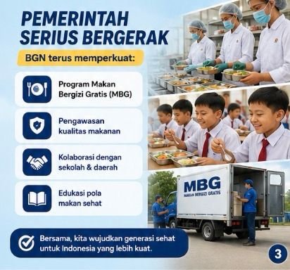 Siskaarrr's tweet photo. BGN terus memperkuat: Program Makan Bergizi Gratis (MBG), Pengawasan kualitas makanan, Kolaborasi dengan sekolah dan pemerintah daerah, Edukasi pola makan sehat
#MBG #MakanBergiziGratis #GenerasiSehat #IndonesiaKuat https://t.co/BU4m2Cbs9w