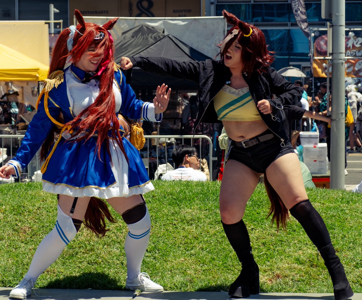 ninjainfocus's tweet photo. Anime Expo Uma Musume Day 2 Cosplay Gathering 

#animeexpo #umamusume #cosplay https://t.co/iD1oR9HD3F