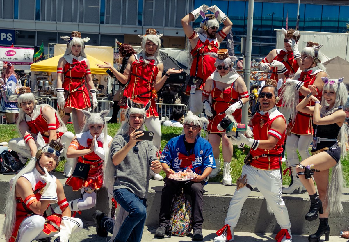 ninjainfocus's tweet photo. Anime Expo Uma Musume Day 2 Cosplay Gathering 

#animeexpo #umamusume #cosplay https://t.co/eDSDUYy9vp