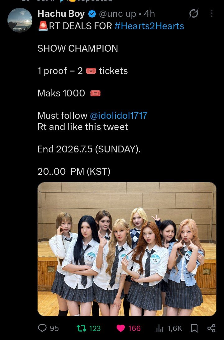 noohyuna's tweet photo. @unc_up @idolidol1717 #Hearts2Hearts https://t.co/lfSNI32AwF