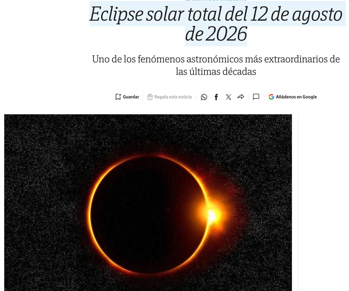 ElHiloRojoTV's tweet photo. ¿Una simple casualidad?

El próximo 12 de agosto coinciden dos fechas llamativas: un eclipse solar y el 250 aniversario de la fundación de los llamados Iluminados de Baviera (illuminati)

Las coincidencias existen. Cada uno es libre de interpretar su significado... o de pensar que no significa absolutamente nada.

Como mínimo, resulta un detalle curioso.