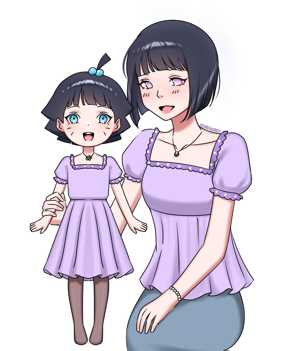 KurekoReii's tweet photo. Matching Dress! 💜
#naruto #hinata #himawari https://t.co/59my1TZnyP