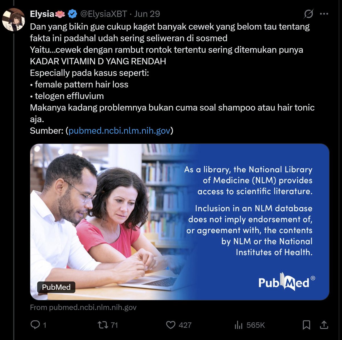 ElysiaXBT's tweet photo. Oke karena aku liat banyak yang  overhate,larping,nyolong,dll kepada diriku yang intinya menjatuhkan dari satu orang merembet ke yang lain, so saya Elysia disini izin untuk Klarifikasi untuk kesalahan yang saya alami yaitu nyomot konten saya akui itu salah dan merupakan blunder karena lupa mencantumkan "Source/sumber" ya saya layak dapet hujatan,hinaan semua saya terima kok, kenapa baru klarifikasi? karena saya baru megang HP dan online terus kaget tiba2 timeline muncul nama saya disitu dengan narasi nyomot/maling yang intinya itu salah saya, dan  blunder oleh karena itu saya ingin meminta MAAF sebesar-besarnya kepada temen temen semua disini yang merasa dirugikan kalo mau bub it's okay no problem karena niat saya disini sudah tersampaikan. Oke sampai disini sepertinya cukup untuk klarifikasinya

dan disini saya juga tekankan karena disini saya seperti terkena overhate, orang yang fomo ikut2 an menjatuhkan tanpa adanya bukti yang kuat dan bilang semuanya nyomot padahal jawaban nya adalah enggak ya, ini bukan defensif atau denial tapi saya disini berhak untuk mengatakan apa yang fakta dari sudut pandang saya sendiri. 

disini kamu bisa liat juga saya suka memberikan sumber ilmiah terkait apa yang saya baca kok dan masih bnyak lagi, kalo dari threads juga saya kasih kok hanya saja namanya manusia suka terlena dan tak luput dari salah, aku juga seneng kalo di ingatkan seperti itu