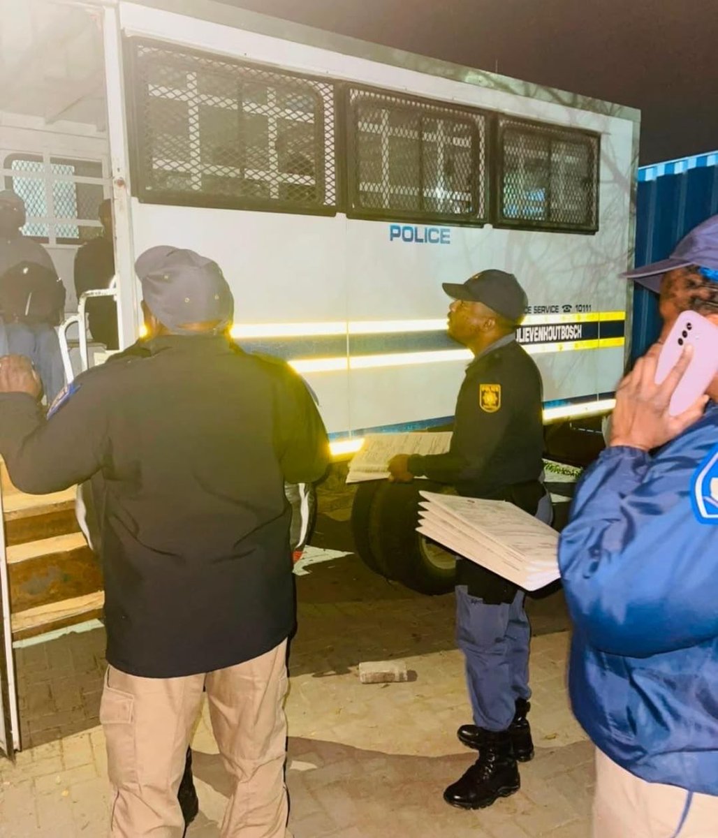 TMPDSafety's tweet photo. The Tshwane Metro Police Department (TMPD) in Centurion conducted a joint operation with South African Police Service and other relevant stakeholders targeting undocumented immigrants in Olivenhoutbosch on Friday 3 July 2026. 

https://t.co/DQk3t6Ss7q https://t.co/AG1nudhsEg