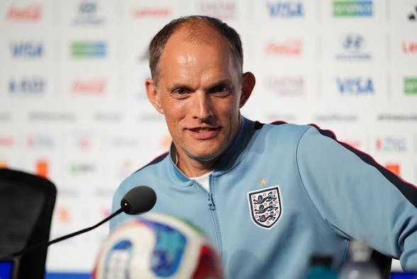 TouchPulse's tweet photo. 🗣️ Thomas Tuchel: “Preparing to face Messi is the ultimate coaching challenge. You know he will find the weakness you didn’t even see.” https://t.co/BG36vMqDMO