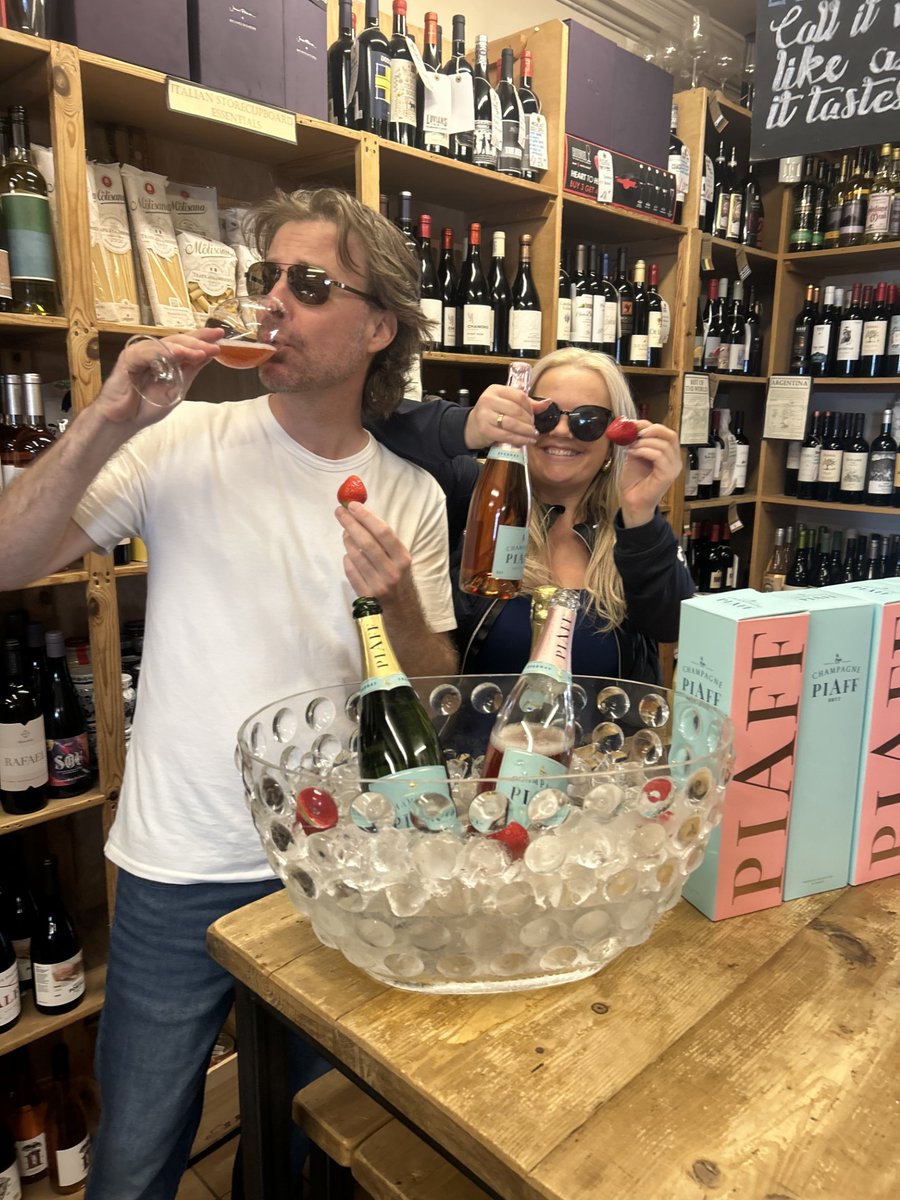 Luvians's tweet photo. ⏰ Piaff Champagne tasting happening NOW at Luvians St Andrews (4th July) — at 5PM! Free samples of Piaff NV &amp; Rosé with Shona. No booking, just drop in. Here till 5pm — swing by! 🥂 https://t.co/yUWzgJ81pU