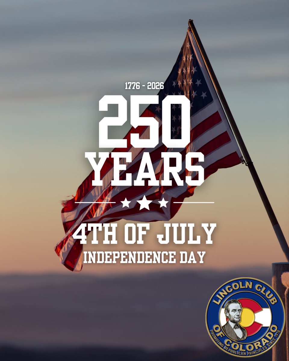 LincolnClubofCO's tweet photo. Happy 250 Years!
#4thjuly #independence_day https://t.co/38YQIW9Bnz