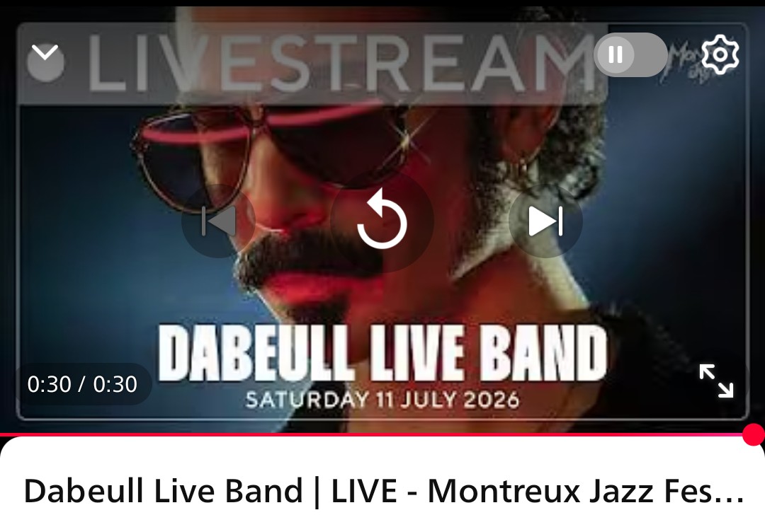noeliimu's tweet photo. Montreux Jazz Festival2026
ライブ配信ある🥰

Dabeull
https://t.co/0EDbCqZUZE

Vulfpeck
https://t.co/I0P86X6D8h

🎶🎶🎶
https://t.co/c4RdG3uWbN https://t.co/5Sk0cGkbVs
