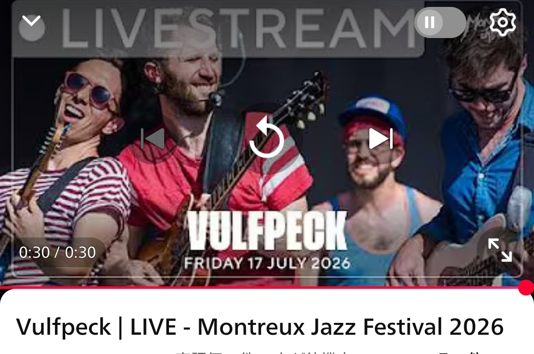 noeliimu's tweet photo. Montreux Jazz Festival2026
ライブ配信ある🥰

Dabeull
https://t.co/0EDbCqZUZE

Vulfpeck
https://t.co/I0P86X6D8h

🎶🎶🎶
https://t.co/c4RdG3uWbN https://t.co/5Sk0cGkbVs