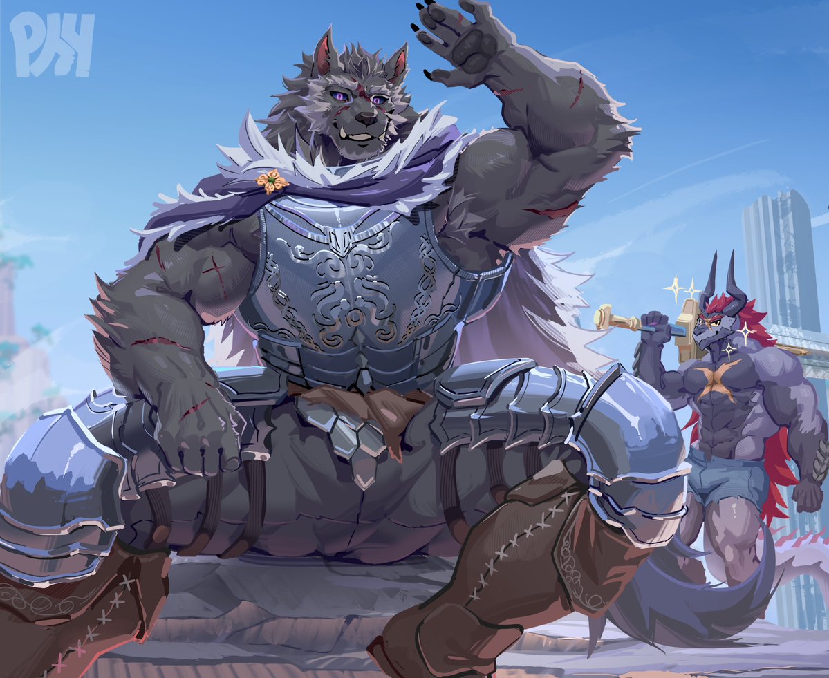 phy_sen's tweet photo. They have both been waiting for your arrival.
#Blaidd #Batzz https://t.co/jDSPCOnr1a