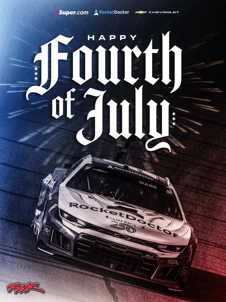 RickWareRacing's tweet photo. Happy 250th from RWR! 🇺🇸 https://t.co/sg5YWz6ixn