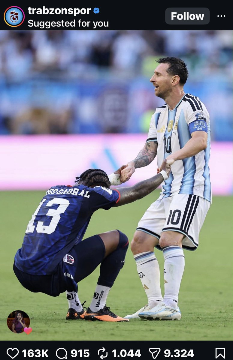 omaakatugba's tweet photo. Trabzonspor posted the GOAT. Everyone likes to have Messi . He is everything. https://t.co/vRhQTVxPKq