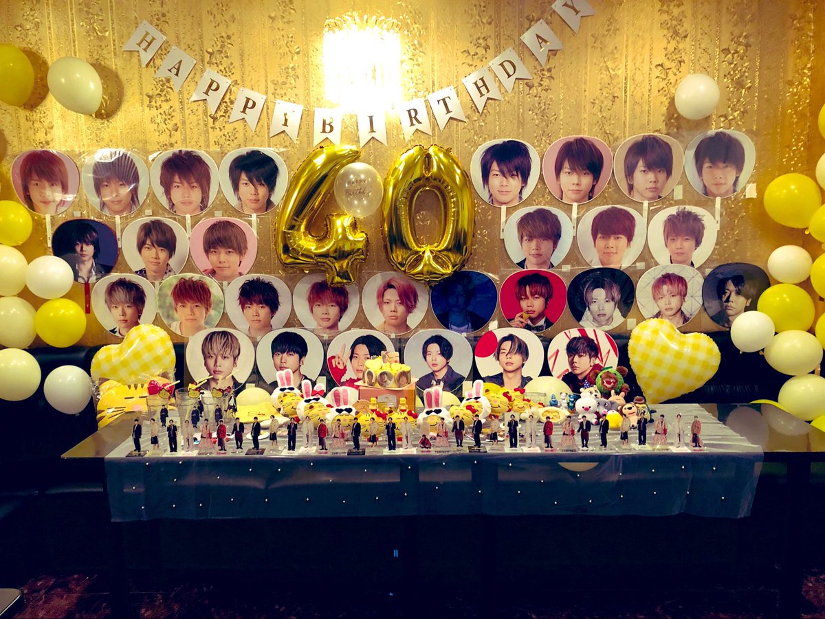 naomasews's tweet photo. まっすー40歳のお誕生日に増田愛に溢れただいすきなお友達と一緒にお祝いできてとっても良き1日💛楽しかった〜〜！！！ https://t.co/jj2mHvdIOp