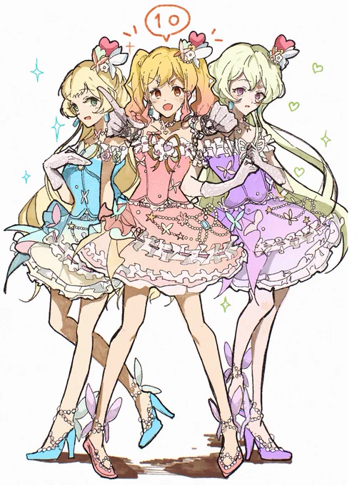 アイカツスターズありがとうの落書き