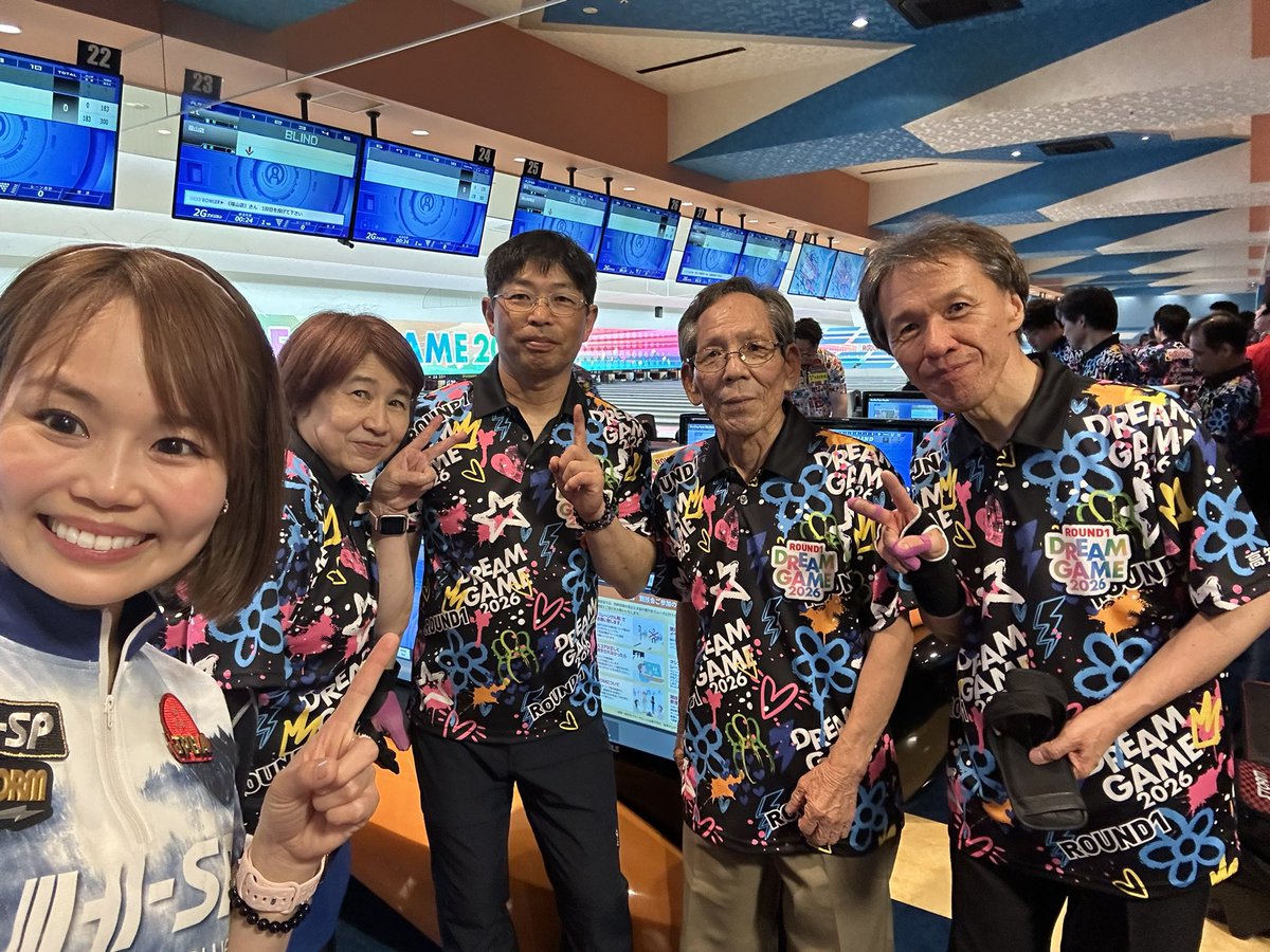 hitomi469's tweet photo. 本日はラウンドワンドリームゲーム堺中央環状店様会場に参加させていただきました✨

前半は、奈良ミナーラ店の皆さんと
後半は、高知店の皆さんと😊

良シフトとも1回戦で負けてしまいましたが、毎年皆さんとのチーム戦が楽しすぎる🙌
一緒に投球して頂いた皆さん✨
本当にありがとうございました‼️ https://t.co/jBpDmWzEQu