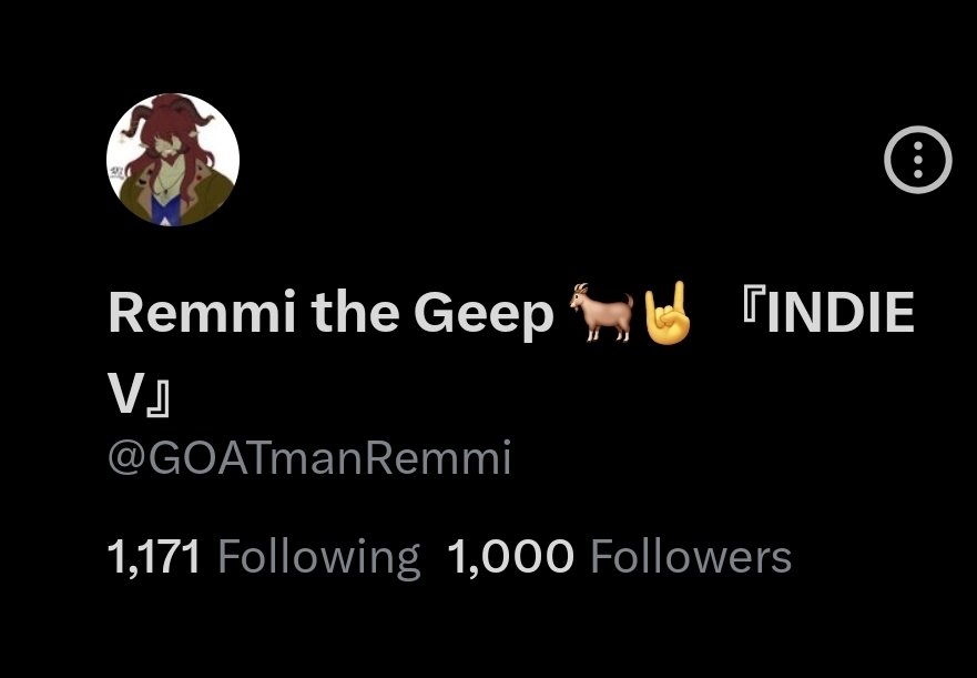 Remmi the Geep 🐐🤘 『INDIE V』 tweet media