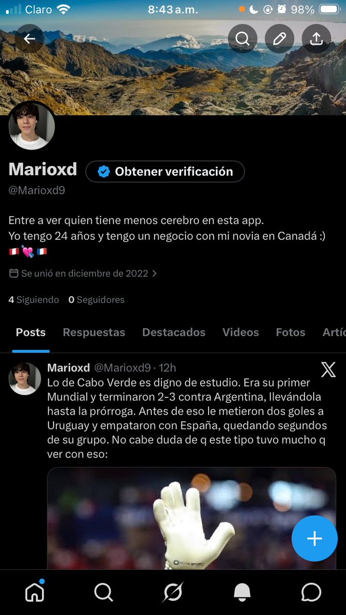 Marioxd9's tweet photo. @ArielCatero @thiago7cv @vozinhapr Y bueno si meterte en el perfil de uno prefiero mil veces el mio al tuyo https://t.co/73NYyRt1Vi