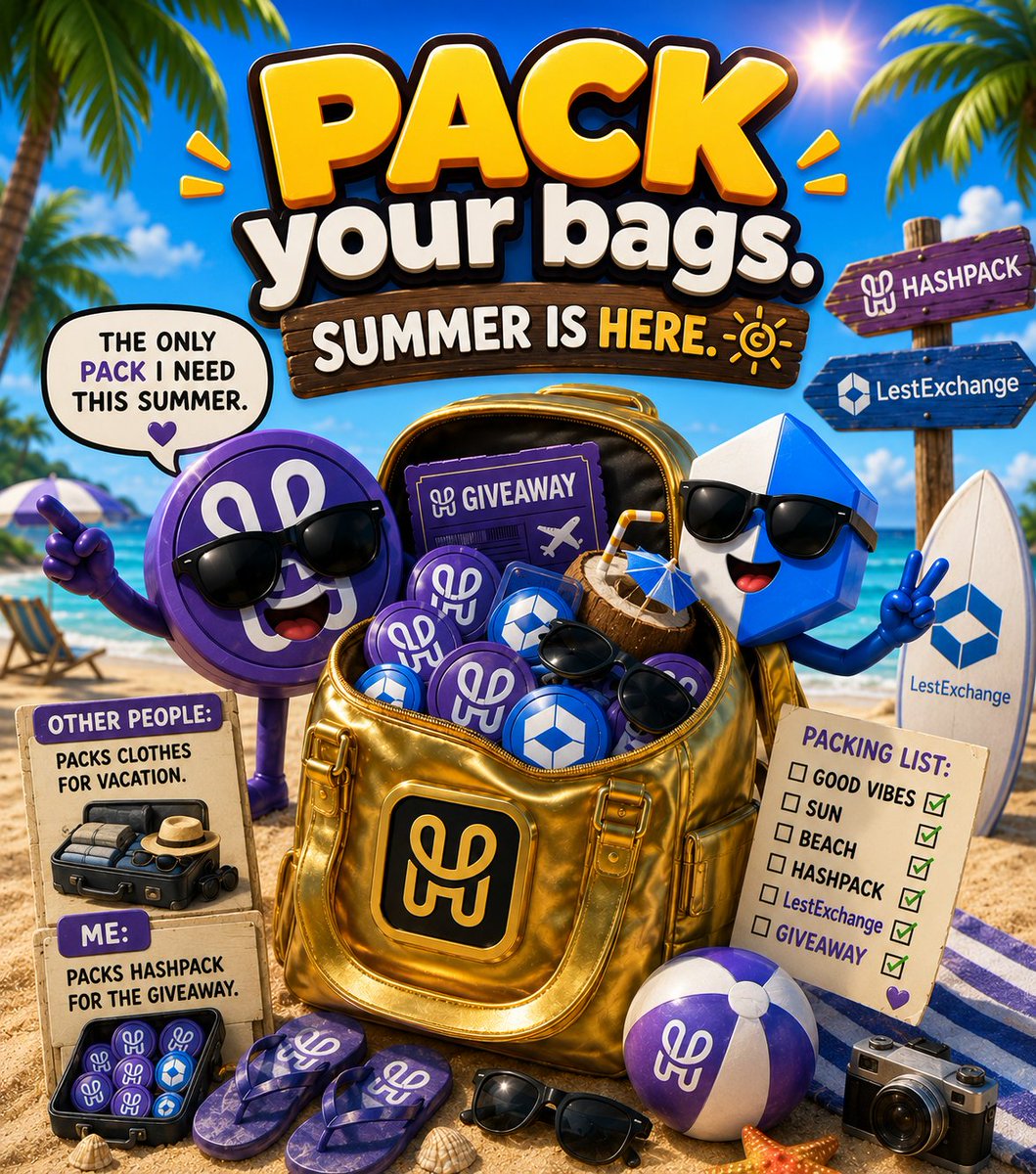 Surusi89's tweet photo. @letsexchange_io @hashpack 

Lets go go go Summer🏖🏖🏖 https://t.co/KdlHIeUgTi