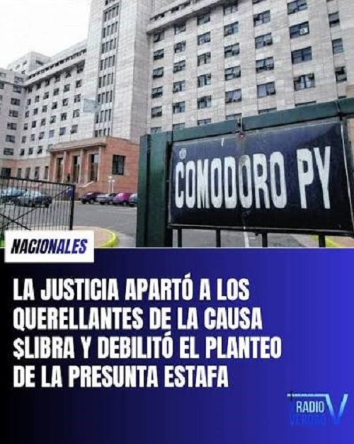 elsolabc1's tweet photo. JUSTICIA CORRUPTA: Se nota claramente el apartamiento de los querellantes del caso $Libra es para proteger al régimen de Milei, que tiene además ahora a Santilli que fuera denunciando por el propio presidente por sus cuentas oscuras// https://t.co/izTDYVto0C