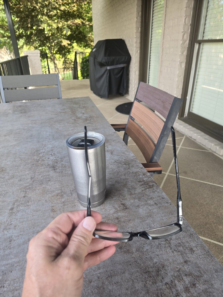jonpthornton's tweet photo. Why do you think they cut this into the frame of these reeder glasses frame? So they will brake easier is why and you will have to buy another pair! Everything is a game of throwaway and replacement! https://t.co/iG5bsKAFjz