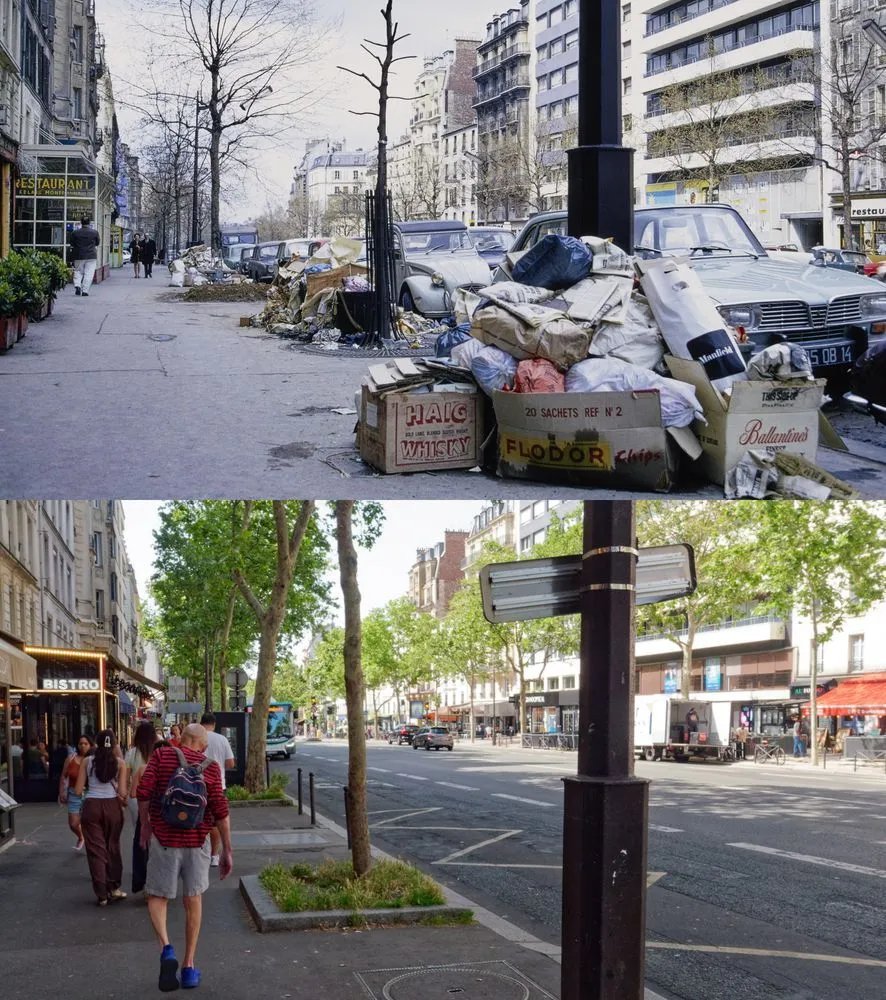 EmmanuelSPV's tweet photo. @Djinntonix Dans les photos des années 70 il y a vraiment de quoi faire en matière de comparaison d'entretien, mais si je les postais sur ce réseau où tout un mouvement a tenté de faire croire que Paris était propre comme un sou neuf avant, ça serait pris comme de la provocation ;) https://t.co/6sIG5IHt2a