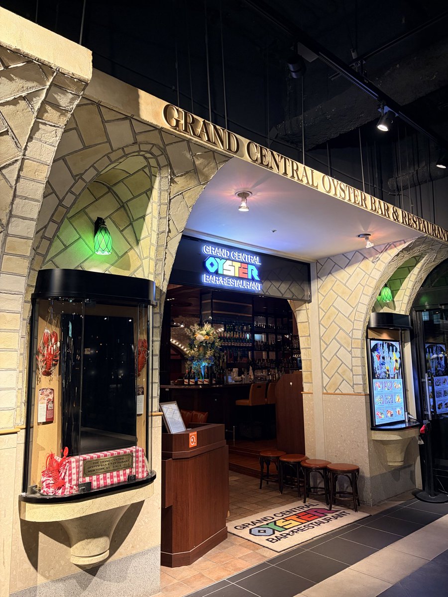 oosaka123oosaka's tweet photo. 今夜もグランドセントラルオイスターバーに行きました
通い始めてもう20年以上になるのだな https://t.co/5lYDHzGYtb