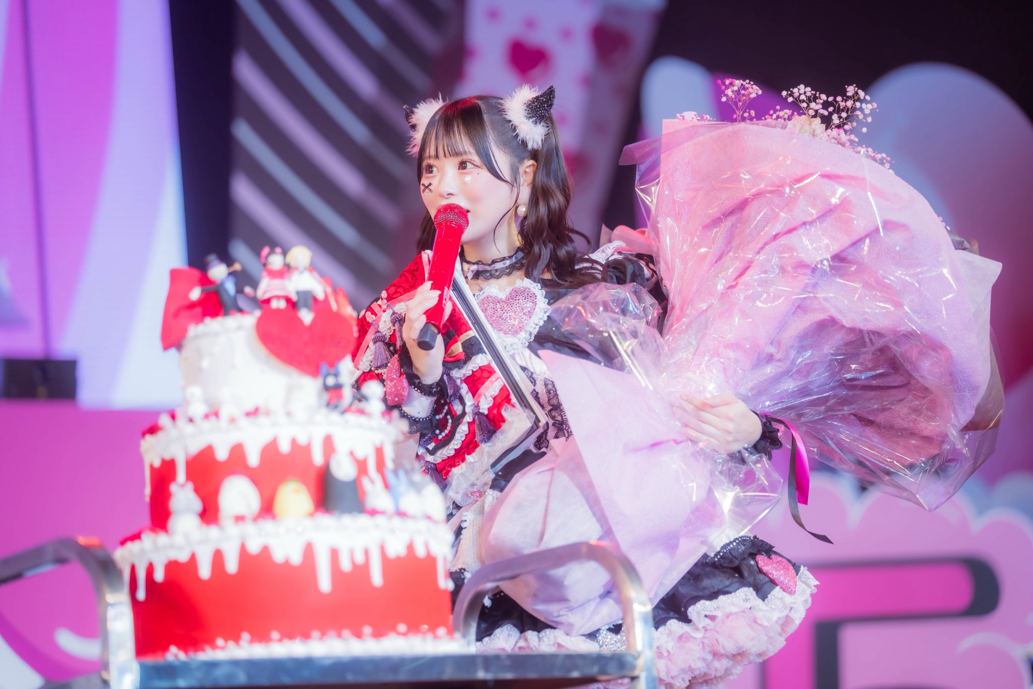 心花りり ギルギル 直筆生写真セット iLiFE! ピンク髪 2023年 生誕祭
