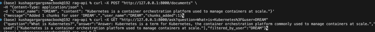 DREAMSTICK4's tweet photo. YESS, Now finally my  Rag-api got converted into a docker image (im sure 'converted' is the right word) and also the container works!! https://t.co/6SQbb2CHtD